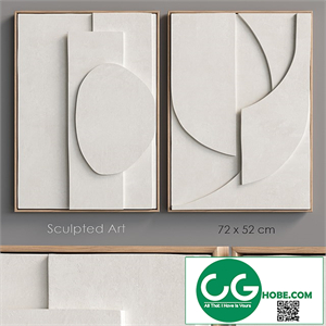 Sculpted Art5 relief