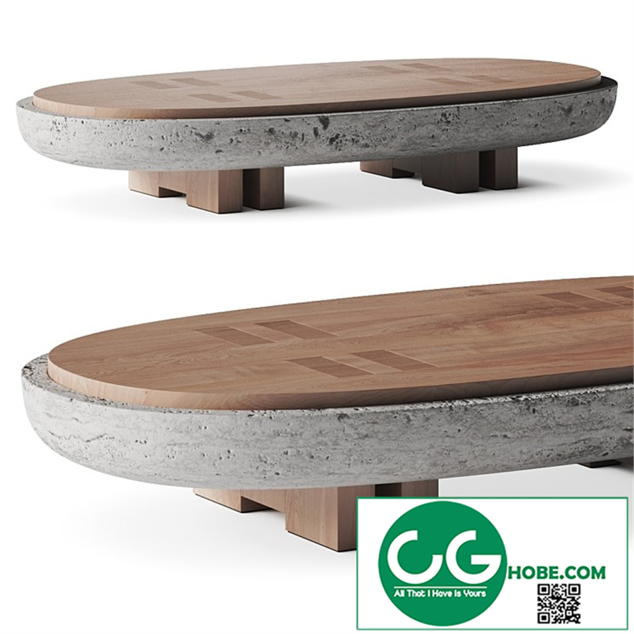 Andy Kerstens Rift Stone Coffee Table