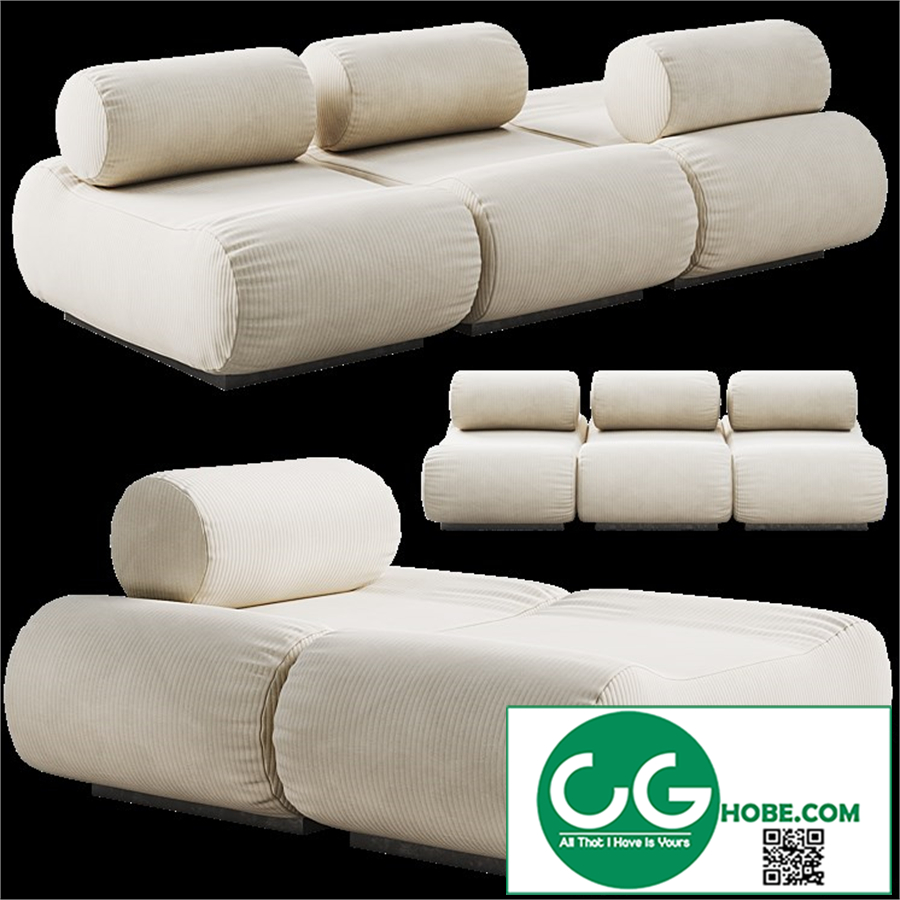 Modular sofa Corbi Trio