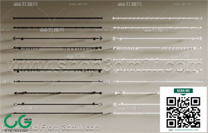 Curtain 3dsmax File 07