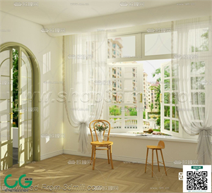Curtain 3dsmax File 08