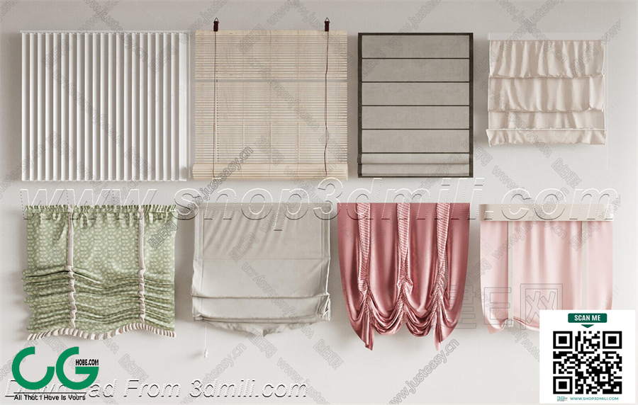 Curtain 3dsmax File 10
