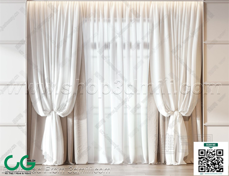 Curtain 3dsmax File 11