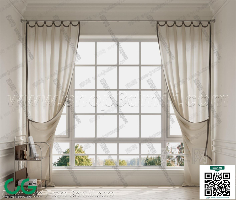 Curtain 3dsmax File 14