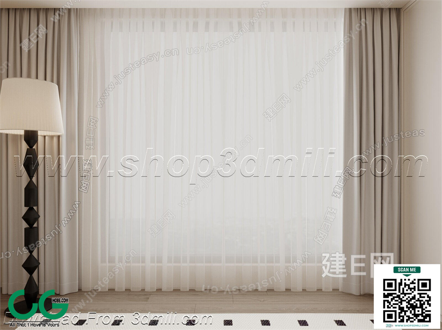 Curtain 3dsmax File 19