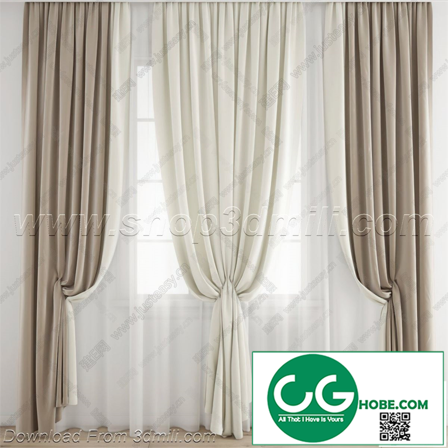 Curtain 3dsmax File 21