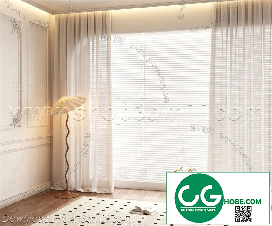 Curtain 3dsmax File 31