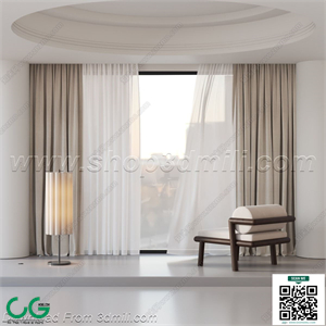 Curtain 3dsmax File 33