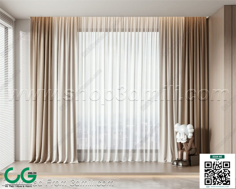 Curtain 3dsmax File 35