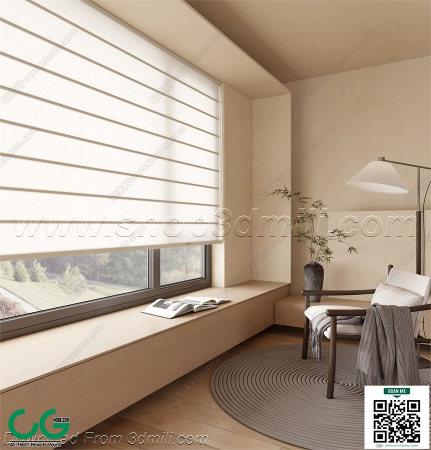 Curtain 3dsmax File 36