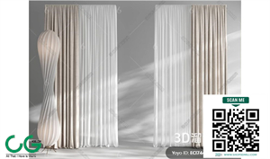 Curtain 3dsmax File 54