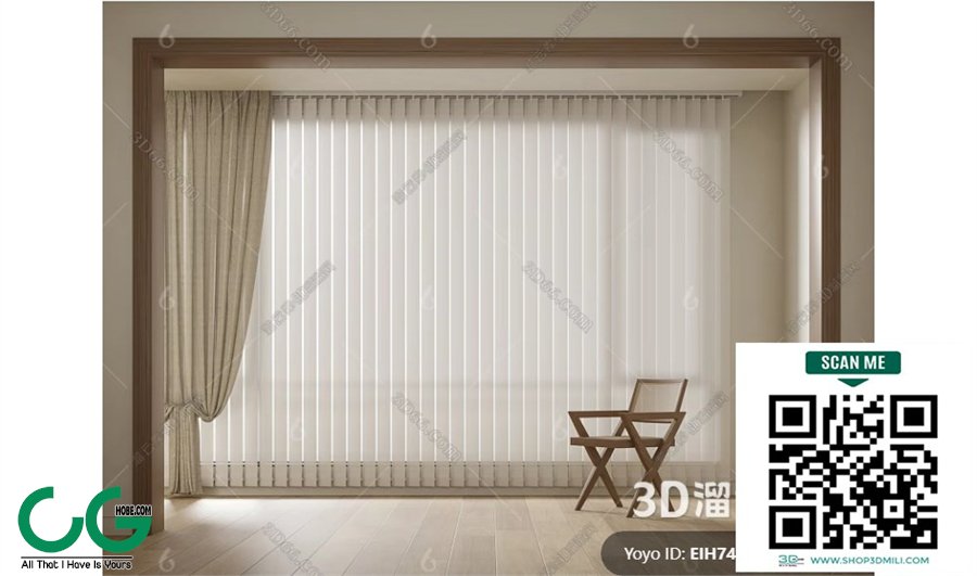 Curtain 3dsmax File 55
