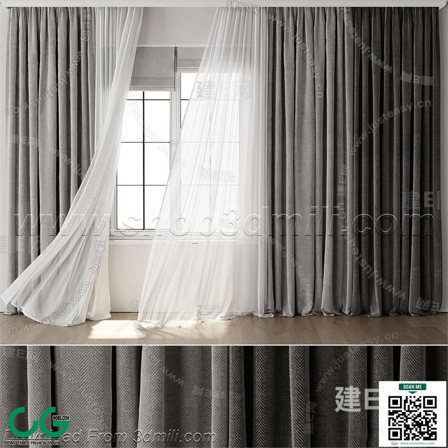 Curtain 3dsmax File 63