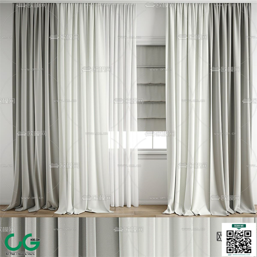 Curtain 3dsmax File 67