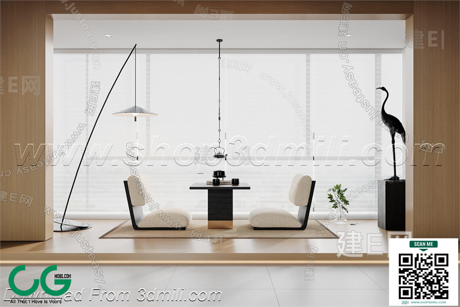 Curtain 3dsmax File 73