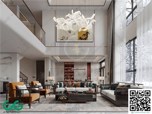 Living room Chinese-style 3dsmax File 01