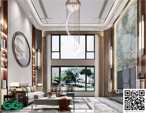 Living room Chinese-style 3dsmax File 04