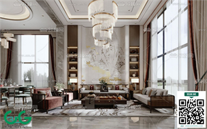 Living room Chinese-style 3dsmax File 05