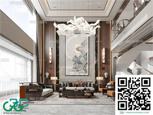 Living room Chinese-style 3dsmax File 06