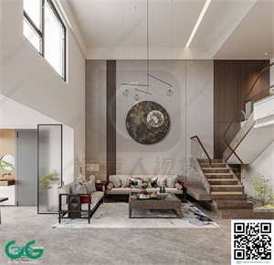Living room Chinese-style 3dsmax File 11