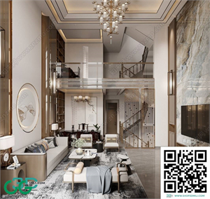 Living room Chinese-style 3dsmax File 14