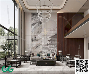 Living room Chinese-style 3dsmax File 17