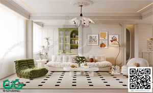 Living room Cream style 3dsmax File 03