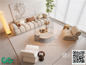 Living room Cream style 3dsmax File 06