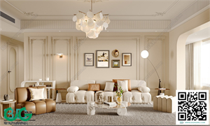 Living room Cream style 3dsmax File 10
