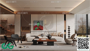 Living room Cream style 3dsmax File 20