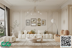 Living room Cream style 3dsmax File 23