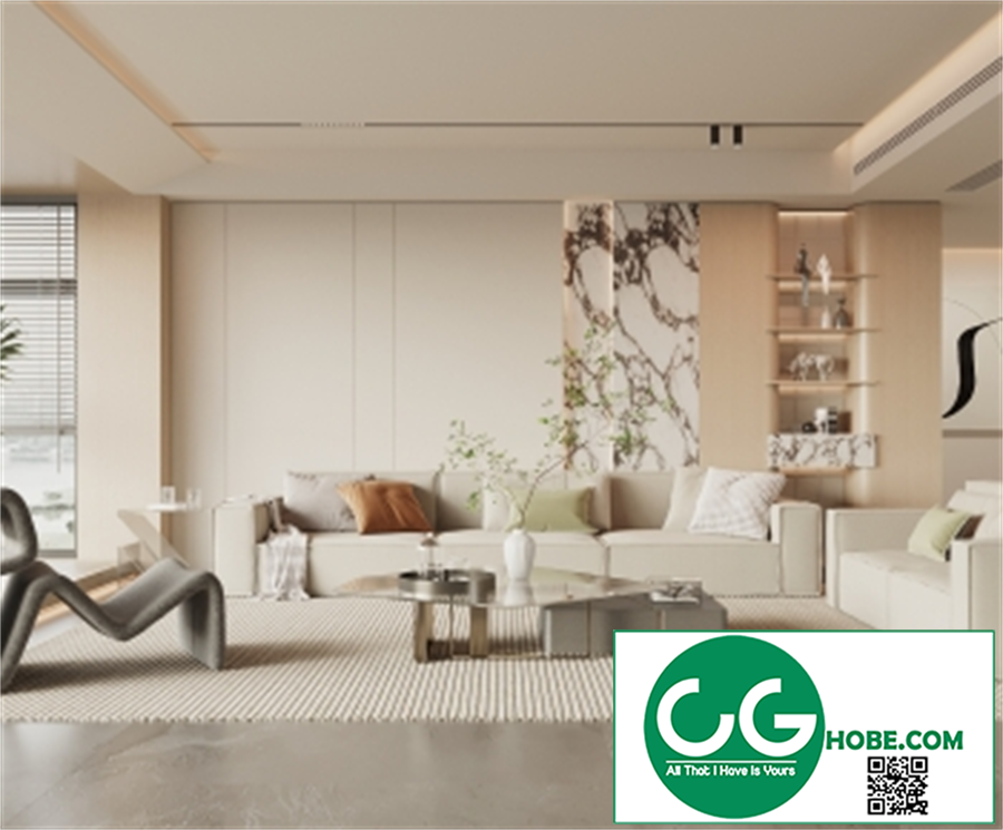 Living room Cream style 3dsmax File 27