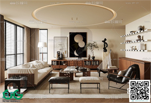 Living room French style 3dsmax File 04