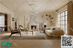 Living room French style 3dsmax File 06