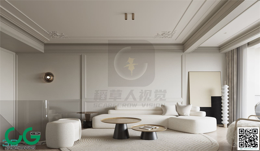 Living room French style 3dsmax File 28