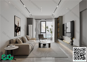 Living room Modern style 3dsmax File 04