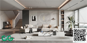 Living room Modern style 3dsmax File 08
