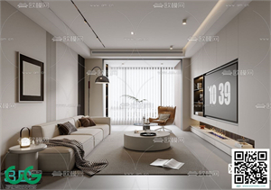 Living room Modern style 3dsmax File 10