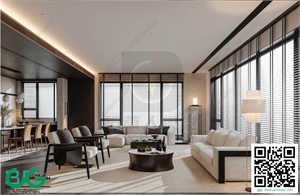 Living room New Chinese style 3dsmax File 10