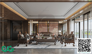 Living room New Chinese style 3dsmax File 14