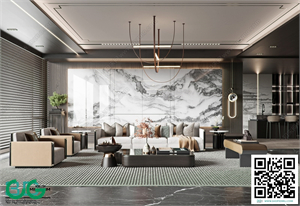 Living room New Chinese style 3dsmax File 26