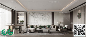 Living room New Chinese style 3dsmax File 38