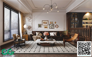 Living room Retro style 3dsmax File 11