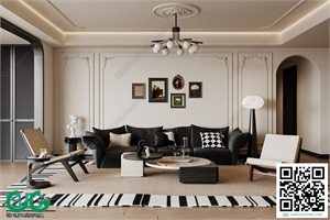 Living room Retro style 3dsmax File 13