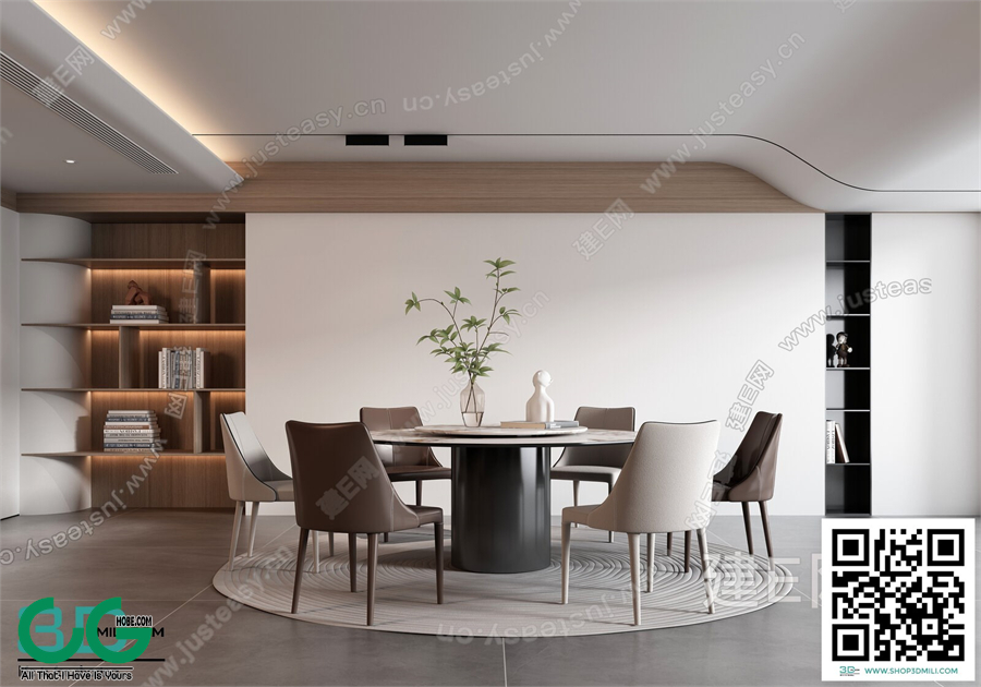 Restaurant Room 3dsmax File 05