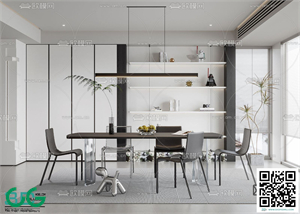 Restaurant Room 3dsmax File 09