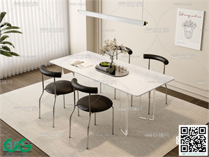 Restaurant Room 3dsmax File 102