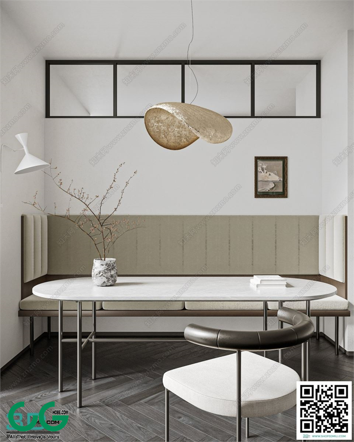 Restaurant Room 3dsmax File 105