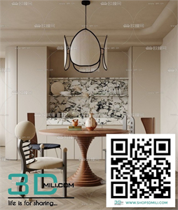 Restaurant Room 3dsmax File 107