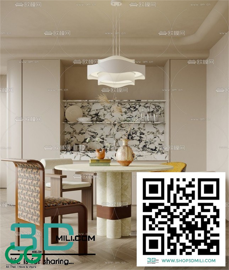 Restaurant Room 3dsmax File 108